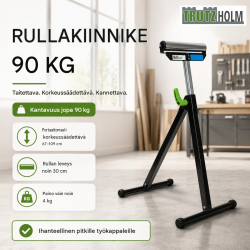 TRUTZHOLM rullateline 4 kpl, kokoontaitettava, säädettävä 67–109 cm, 90 kg