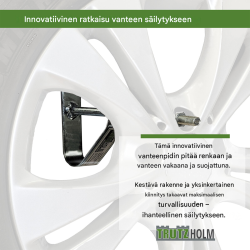 Rengaskoukut 8 kpl, teräs, seinäsäilytys, 20 kg, 18 x 23 cm, 42060901
