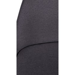 Corbin pyöreä kankainen baarijakkara pyökkirungolla ja selkänojalla