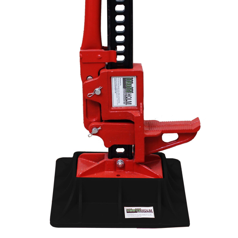 TrutzHolm® Farm Jack -tunkin pohjalevy, musta, 28 x 28 cm, 2 500 kg