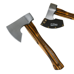 TRUTZHOLM vintage kirves C45 teräs 500 g Hickory varsi nahkainen teräsuoja