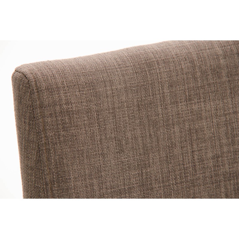 Säädettävä panama-kankainen baarijakkara pyörivällä istuimella ja selkänojalla