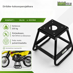 TRUTZHOLM Dirtbike-monttuteline, 200 kg, 400 mm, musta, SN21298