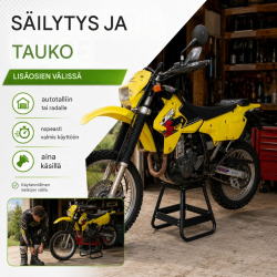 TRUTZHOLM Dirtbike-monttuteline, 200 kg, 400 mm, musta, SN21298