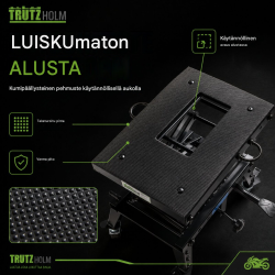TRUTZHOLM Dirtbike-huoltonostin, hydraulinen, 160 kg, 310–740 mm, musta