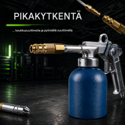 TRUTZHOLM-painekuppiruisku onteloiden suojaukseen, 1100 ml, 4-6 bar, sininen