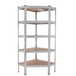 TRUTZHOLM kulmahylly 180 x 75 x 30 cm galvanoitu teräs 5 hyllytasoa 875 kg