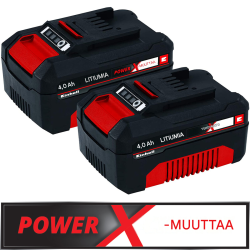 Einhell Power X-Change PXC-Twinpack 2 x 4,0 Ah Li-Ion-akku, 18 V