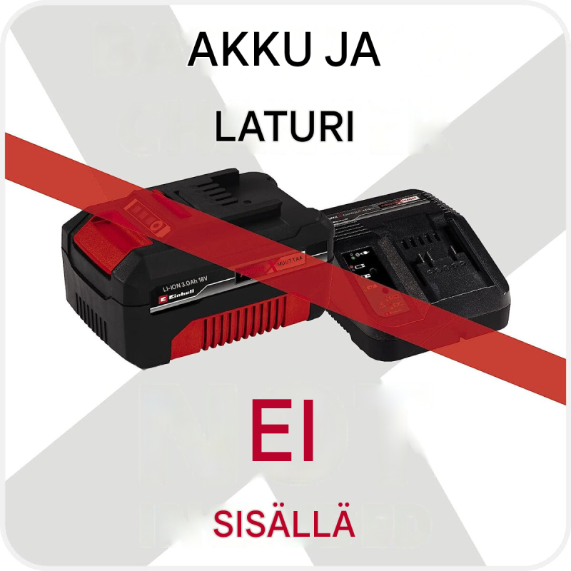 Einhell TE-MB 18/127 U Li-Solo akkukäyttöinen metallivannesaha, 18 V, 0–47° jiirisahaus