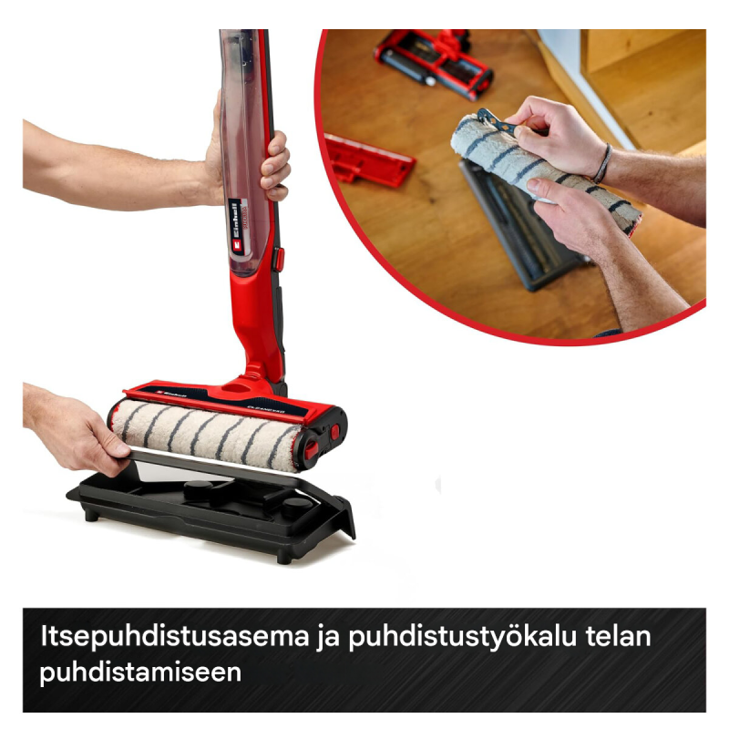 Einhell CLEANEXXO 18 V kovien lattioiden puhdistin, BOOST-toiminto, 400 ml