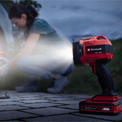 Einhell TE-CL 18/2500 LiAC - Solo -akkulamppu, 2500 lm, 2 kirkkaustasoa, 18 V