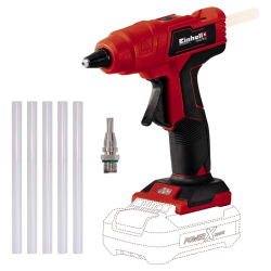 Einhell TE CG 18 Li Solo kuumaliimapistooli Power X Change 170 C 5 liimapuikkoa ilman akkua