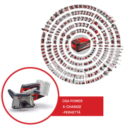 Einhell TP-MA 36/30 Li BL -akkoseinäjyrsin, 36 V, 5–30 mm, ilman akkua ja laturia