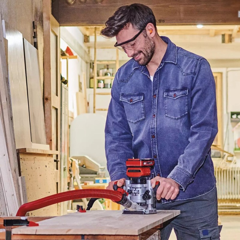Einhell TP-RO 18 Set Li BL - Solo -akkuyläjyrsin ja reunajyrsin, 18 V