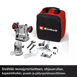 Einhell TP-RO 18 Set Li BL - Solo -akkuyläjyrsin ja reunajyrsin, 18 V