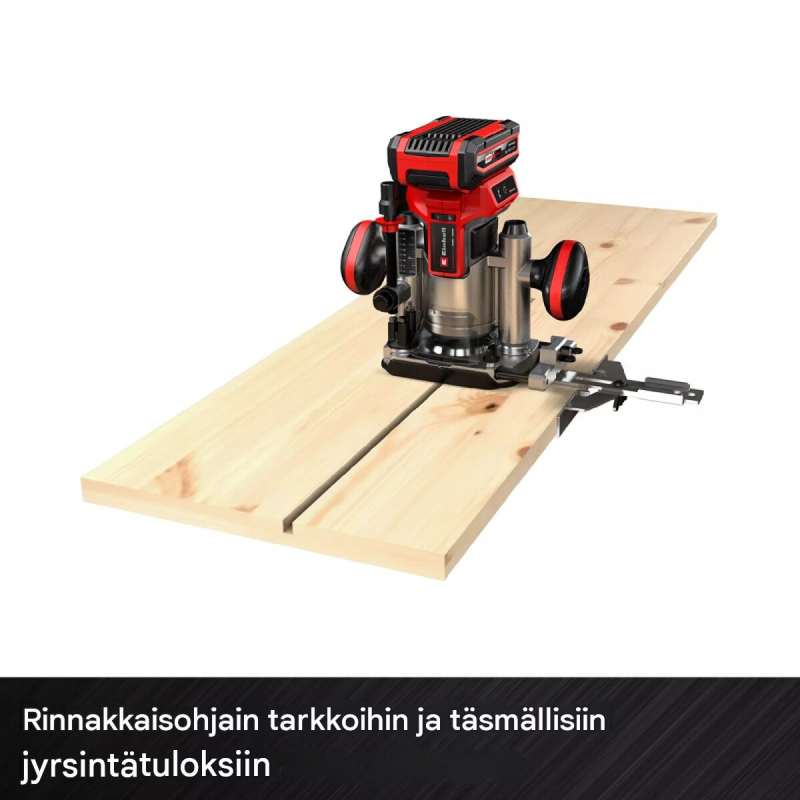 Einhell TP-RO 18 Set Li BL - Solo -akkuyläjyrsin ja reunajyrsin, 18 V