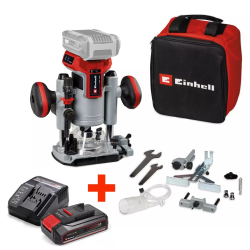 Einhell akkuyläjyrsin ja reunajyrsin TP RO 18 Set Li BL 18 V
