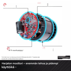 Einhell akkuyläjyrsin ja reunajyrsin TP-RO 18 Set Li BL, 18 V