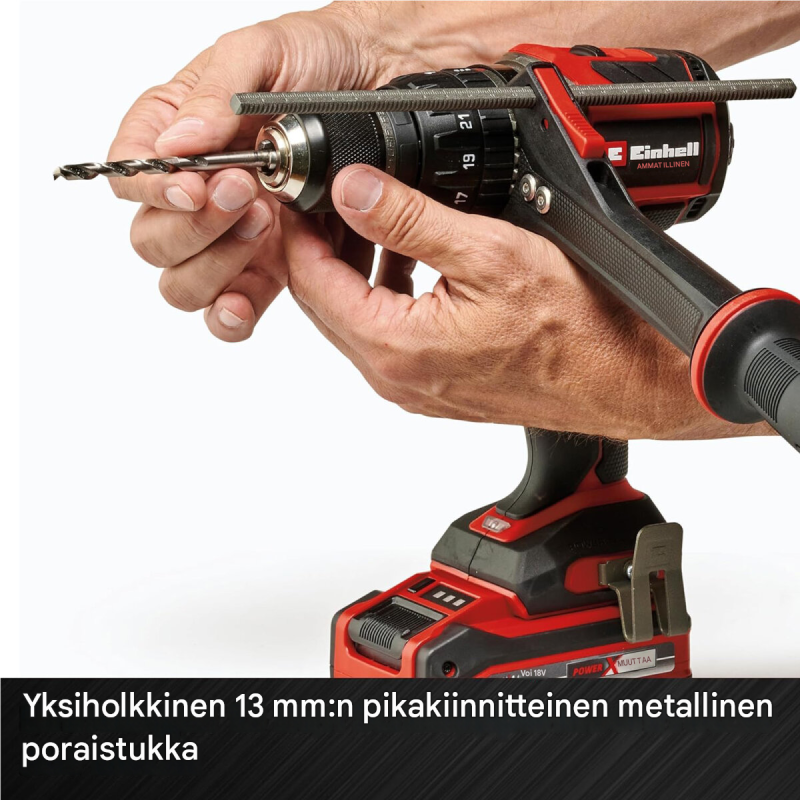 Einhell TP-CD 18/120 Li-i BL iskuporakone, 18 V, 120 Nm, 2,5 Ah akku ja laturi