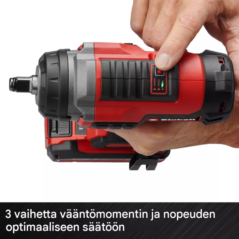 Einhell IMPAXXO 18/450 akkuiskuväännin, 18 V, 450 Nm, 2,5 Ah akku ja laturi