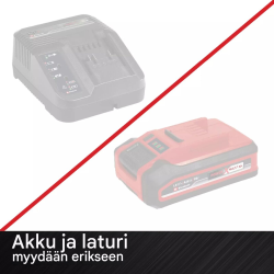Einhell IMPAXXO 18/450 Solo -akkumutterinväännin, 18 V, 450 Nm, mutterisarja ja LED-valo