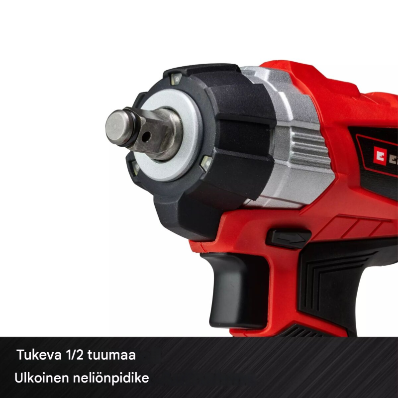 Einhell TE-CW 18 Li BL akkukäyttöinen iskumutterinväännin, 215 Nm, 1/2", LED-valo