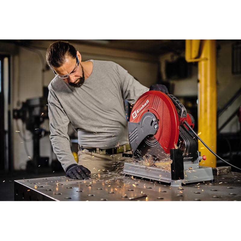 Einhell TC-MC 355/1 metallikatkaisukone, 2200 W, 355 mm katkaisulaikka, 0° - 45° kulmasäätö