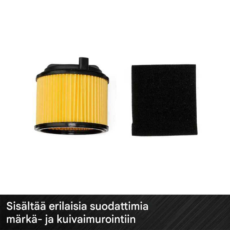 Einhell TC-VC 1825 A märkä-kuivaimuri, 1250 W, 25 l, automaattinen laitepistorasia