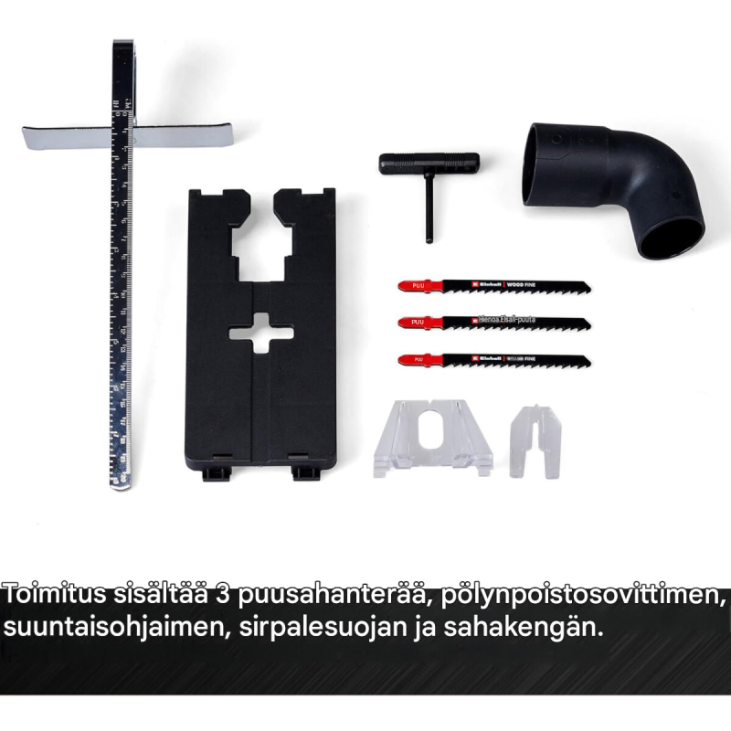 Einhell TP-JST 18/135 Li BL akkupistosaha, 18 V, 135 mm, harjaton moottori, 3 sahanterää