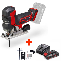 Einhell Professional TP JST 18 135 Li BL akku pistosaha 18 V 2 5Ah akku ja laturi