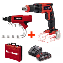 Einhell TE DY 18 Li kipsilevyruuvinväännin Magazine Attachment 18 V 2 5 Ah akku
