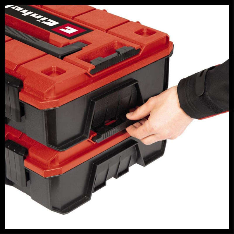Einhell Systemkoffer E-Case S-F työkalusalkku, polypropeeni, 25 kg, 444 x 329.8 x 131 mm