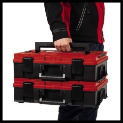 Einhell Systemkoffer E-Case S-F työkalusalkku, polypropeeni, 25 kg, 444 x 329.8 x 131 mm