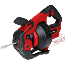 Einhell TE-DA 18/760 Li-Solo akkuputkenpuhdistin, 16–55 mm, 7,6 m:n kierukka, 2,5 Ah:n akku ja laturi
