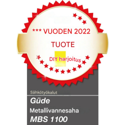 Güde MBS 1100 metallivannesaha, 1100 W, säädettävä nopeus, Ø120 mm
