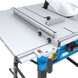 GÜDE GTK 2000.1 pöytäsirkkeli, 2 000 W, 250 mm HM-sahanterä, teräksinen alusta