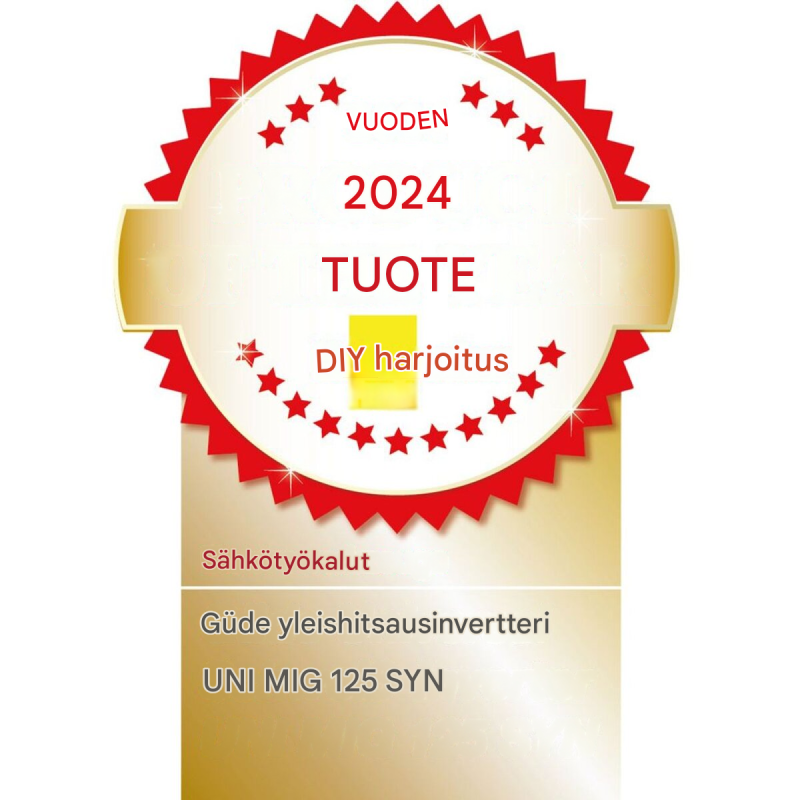 Güde Uni-Mig 125 SYN hitsauslaite, MIG/MAG, puikko, täytelanka ja WIG, 120 A