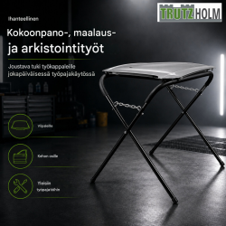 TrutzHolm® X-mallinen maalaus- ja asennusteline, säädettävä, 50 kg