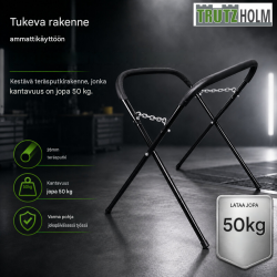 TrutzHolm® X-mallinen maalaus- ja asennusteline, säädettävä, 50 kg