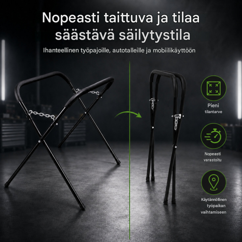 TrutzHolm® X-mallinen maalaus- ja asennusteline, säädettävä, 50 kg
