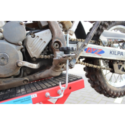 Moottoripyöränostin 135 kg, 34–87 cm, hydraulinen, Enduro ja MotoCross