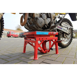 Moottoripyöränostin 135 kg, 34–87 cm, hydraulinen, Enduro ja MotoCross