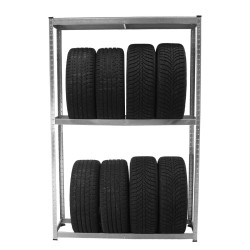 Rengasteline 8 renkaalle, 180 x 120 x 40 cm, 795 kg, sinkitty teräs