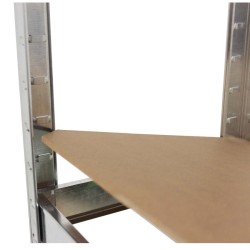 Raskashyllystö 2 kpl, metalli, 160 x 80 x 40 cm, 4 tasoa, 320 kg per hylly
