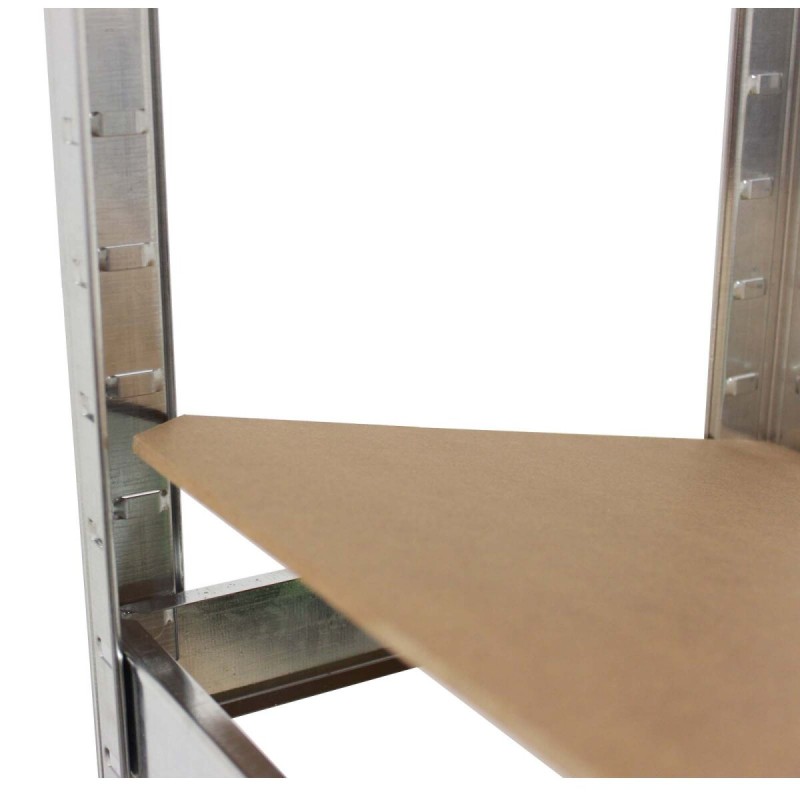Raskashyllystö 2 kpl, metalli, 160 x 80 x 40 cm, 4 tasoa, 320 kg per hylly