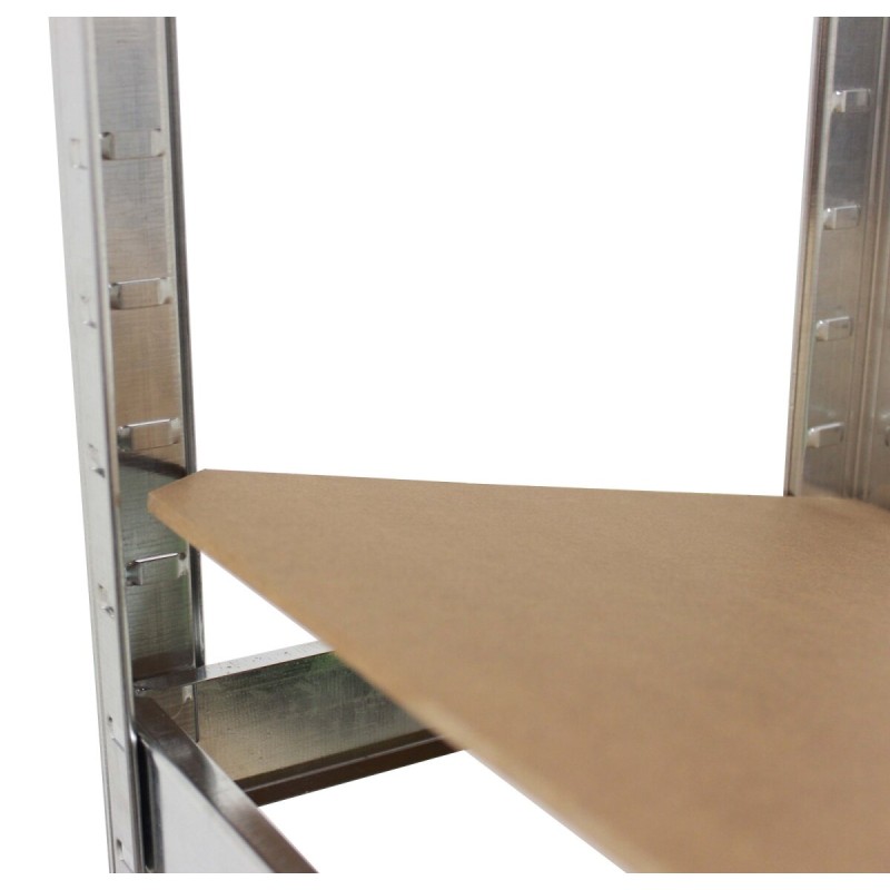 Raskaan kuorman hylly 2 kpl, galvanoitu metalli, 170 x 75 x 30 cm, 375 kg