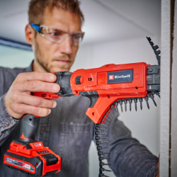 Einhell TE-DY 18 Li -akku-kipsilevyruuvinväännin ja Magazine Attachment, 18 V