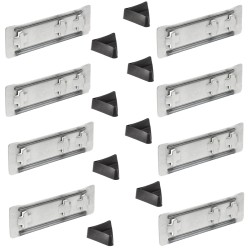 TKT Work System hyllyn varaosasarja 8 liitintä ja 8 jalkaa 30 x 1 25 x 95 mm