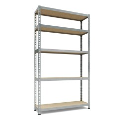 TKT Schwerlastregal varastohylly 180 x 100 x 30 cm 5 puuhyllyä 150 kg per hylly