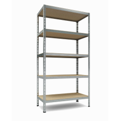 TKT raskaan kuorman varastohylly 180 x 92 x 46 cm 5 puuhyllyä
